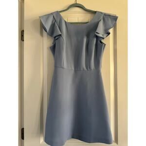 BCBGeneration Light Blue Ruffle Dress
